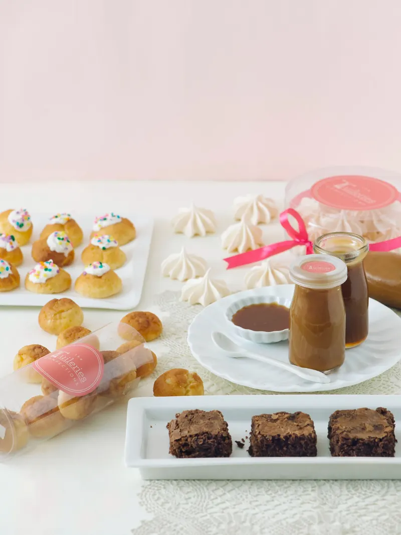 Tuileries Confections assorted simplicity desserts and sauces